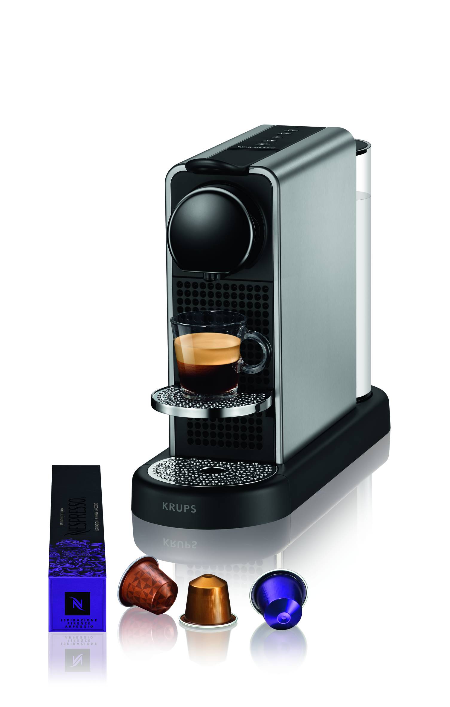 Nespresso CitiZ Platinum de Krups, titane