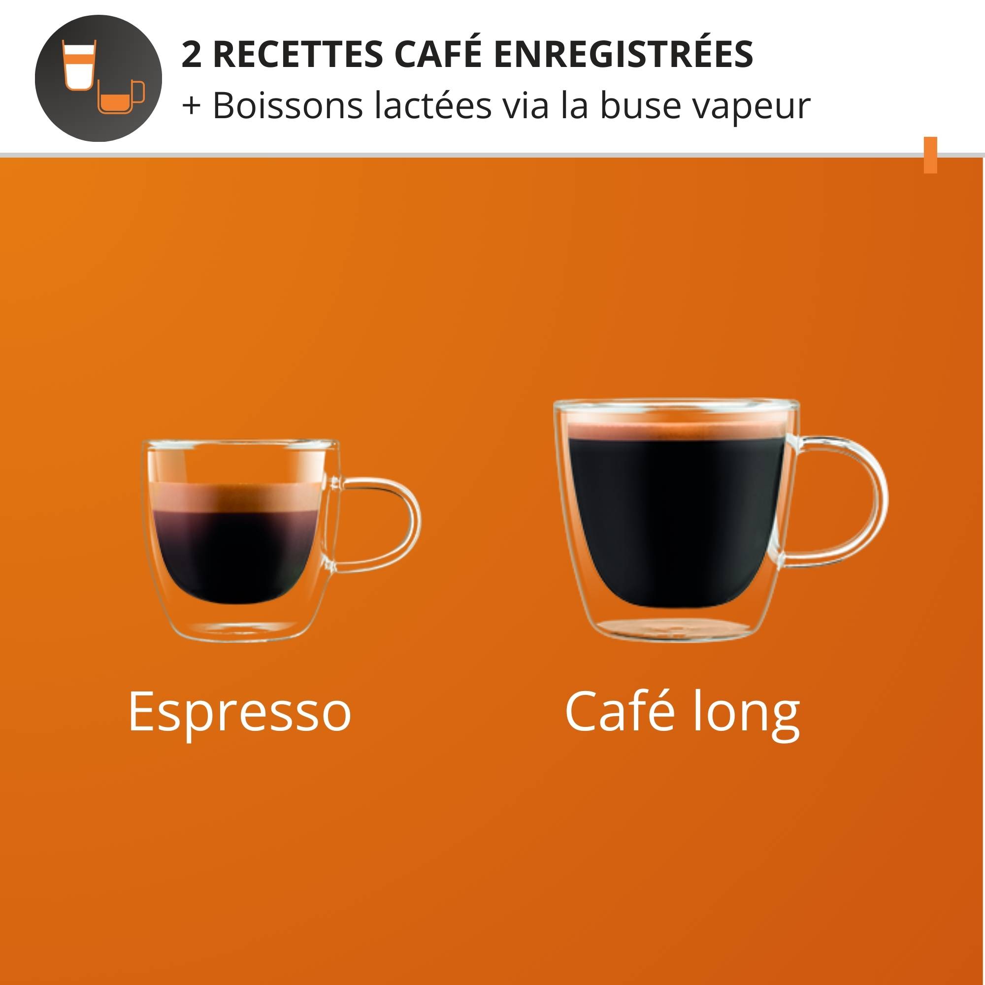 Essential, Krups, Machine à café à grains, Interface boutons, Buse vapeur pour Cappuccino