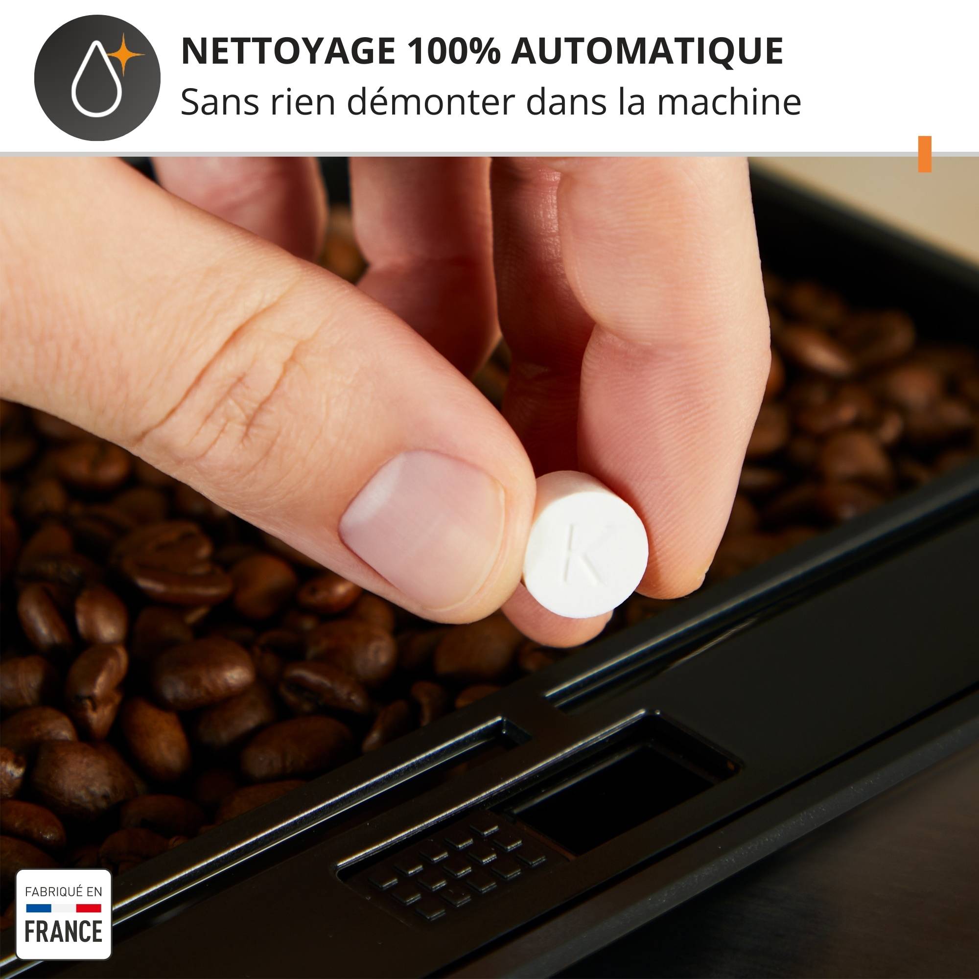 Essential, Machine espresso entièrement automatique, Réglage de la longueur du café